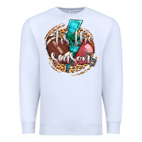 White tis the season football helmet Premium Sweatshirt - AdoDesignShop
