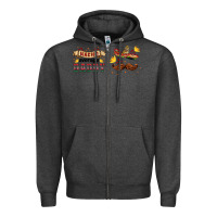 Charcoal Heather nacho average daddy libbey glass Zipper Hoodie - HRA Design Shop