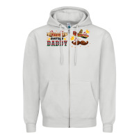 Dove Grey nacho average daddy libbey glass Zipper Hoodie - HRA Design Shop