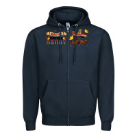Navy nacho average daddy libbey glass Zipper Hoodie - HRA Design Shop