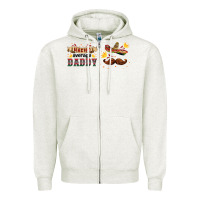 Oatmeal Heather nacho average daddy libbey glass Zipper Hoodie - HRA Design Shop