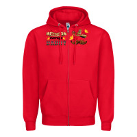 Red nacho average daddy libbey glass Zipper Hoodie - HRA Design Shop