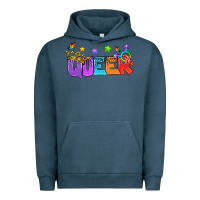 Pigment Midnight Navy Western Queer LGBTQ+ Urban Hoodie - BundleAndBundleShop
