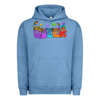Pigment Pebble Blue Western Queer LGBTQ+ Urban Hoodie - BundleAndBundleShop