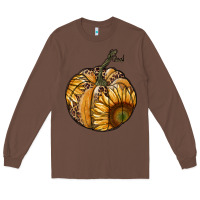 Chestnut sunflower pumpkin Long Sleeve Tee - RanaPortraitStore