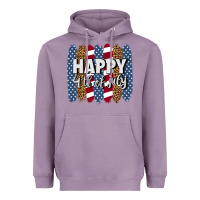Lavender happy 4th of july brushstrokes Heavyweight Hoodie - BundleAndBundleShop
