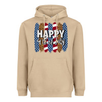 Mushroom happy 4th of july brushstrokes Heavyweight Hoodie - BundleAndBundleShop