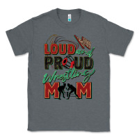 Charcoal Heather loud and proud wrestling mom Classic Tee - Zillion Design Studio