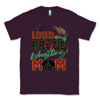 Plum loud and proud wrestling mom Classic Tee - Zillion Design Studio