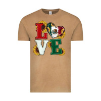 Vintage Camel Mexican Flag With Sunflowers Love Vintage Tee - RanaPortraitStore