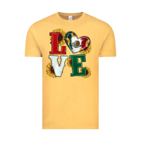 Vintage Mustard Mexican Flag With Sunflowers Love Vintage Tee - RanaPortraitStore