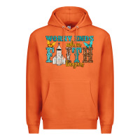 Carrot worry ends when faith begins Premium Hoodie - NancyCooperArtShop