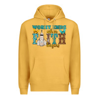 Mustard worry ends when faith begins Premium Hoodie - NancyCooperArtShop