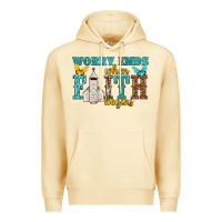 Pina Colada worry ends when faith begins Premium Hoodie - NancyCooperArtShop