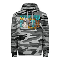 Slate Camo worry ends when faith begins Premium Hoodie - NancyCooperArtShop