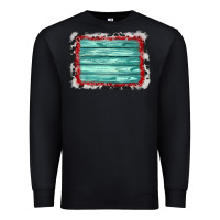 Black cowhide bandana wood background Premium Sweatshirt - AdoDesignShop