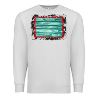 Dove Grey cowhide bandana wood background Premium Sweatshirt - AdoDesignShop
