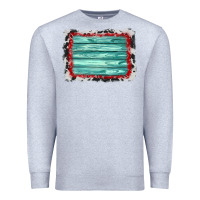 Heather Grey cowhide bandana wood background Premium Sweatshirt - AdoDesignShop