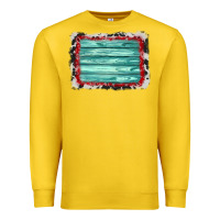 Lemon cowhide bandana wood background Premium Sweatshirt - AdoDesignShop
