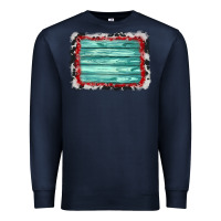 Navy cowhide bandana wood background Premium Sweatshirt - AdoDesignShop