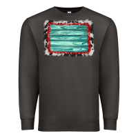 Smoke cowhide bandana wood background Premium Sweatshirt - AdoDesignShop
