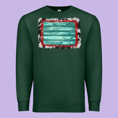 Cowhide Bandana Wood Background Premium Sweatshirt Designed By Adodesignshop