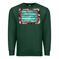 Sports Green cowhide bandana wood background Premium Sweatshirt - AdoDesignShop