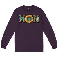 Plum sunflower mom Long Sleeve Tee - RanaPortraitStore