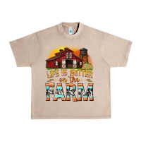 French Oak life is better on the farm with barn Urban Heavy Tee - texasbilliewilder