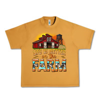 Peanut Butter life is better on the farm with barn Urban Heavy Tee - texasbilliewilder