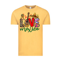 Vintage Mustard Love Mexico Vintage Tee - RanaPortraitStore