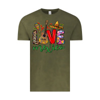 Vintage Olive Love Mexico Vintage Tee - RanaPortraitStore