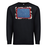 Black cowhide bandana denim background Premium Sweatshirt - AdoDesignShop