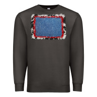 Smoke cowhide bandana denim background Premium Sweatshirt - AdoDesignShop