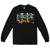 Black surgical tech Long Sleeve Tee - Zillion Design Studio