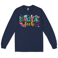 Navy surgical tech Long Sleeve Tee - Zillion Design Studio