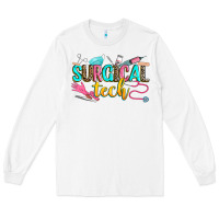 White surgical tech Long Sleeve Tee - Zillion Design Studio