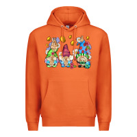 Carrot easter gnome with eggs Premium Hoodie - AdoDesignShop