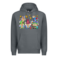 Rock easter gnome with eggs Premium Hoodie - AdoDesignShop