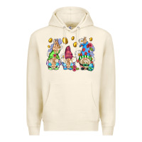 Tofu easter gnome with eggs Premium Hoodie - AdoDesignShop