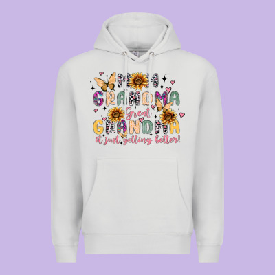 Mom Grandma Great Grandma It Just Keeps Getting Be Premium Hoodie Designed By Maliassmallbusiness