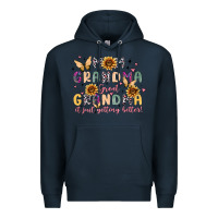 Navy mom grandma great grandma it just keeps getting be Premium Hoodie - MaliasSmallBusiness