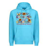 Ocean Blue mom grandma great grandma it just keeps getting be Premium Hoodie - MaliasSmallBusiness