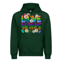 Forest Green Pride LGBTQ+ Love Wins Urban Hoodie - BundleAndBundleShop