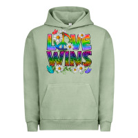 Pigment Oil Green Pride LGBTQ+ Love Wins Urban Hoodie - BundleAndBundleShop