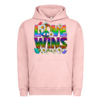 Pigment Salmon Pride LGBTQ+ Love Wins Urban Hoodie - BundleAndBundleShop