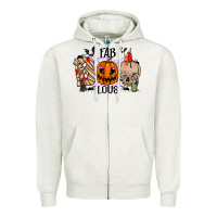 Oatmeal Heather fabboolous Zipper Hoodie - RacoonDesign