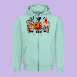Fabboolous Zipper Hoodie Designed By Racoondesign