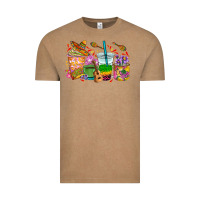 Vintage Coffee Mexico coffee cups Vintage Tee - RanaPortraitStore