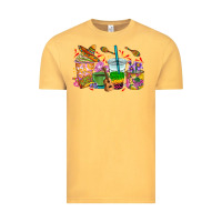 Vintage Mustard Mexico coffee cups Vintage Tee - RanaPortraitStore